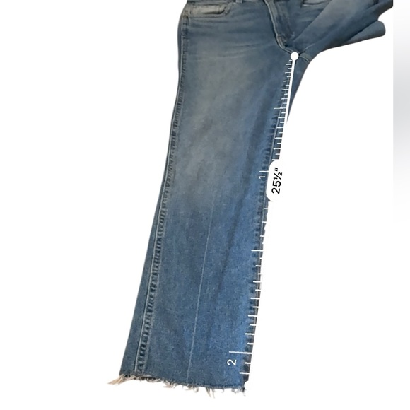 Khaite‎ Vanessa Medium Wash Skinny Jeans Women’s Size 26 High Rise Raw Hem Denim - Picture 11 of 11